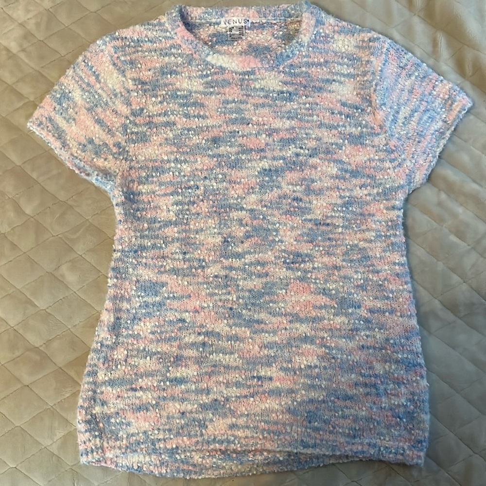 Open Back short sleeved Sweater